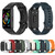 For Honor Band 7 Solid Color Silicone Watch Band(Cyan Blue)
