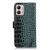 For Motorola Moto G53 5G Crocodile Top Layer Cowhide RFID Leather Phone Case(Green) For Motorola Moto G53 5G Crocodile Top Layer Cowhide RFID Leather Phone Case(Green)