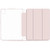 For iPad Pro 12.9 2022 / 2021 / 2020 3-fold Shockproof Smart Leather Tablet Case(Pink)