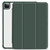 For iPad Pro 11 2022 / 2021 / 2020 3-fold Shockproof Smart Leather Tablet Case(Deep Green)