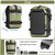 Rhinowalk MT2206 6L Waterproof Motorcycle Bumper Bag Outdoor Riding Bag(Green)