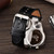 Oulm 9415 Double Time Zone Men Belt Watch Big Dial Compass Quartz Watch(Black)
