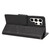 For Samsung Galaxy S23 Ultra 5G Butterfly Embossed Horizontal Flip Leather Phone Case(Black)