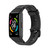 For Honor Band 7 Solid Color Silicone Watch Band(Black) For Honor Band 7 Solid Color Silicone Watch Band(Black)