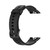 For Honor Band 7 Solid Color Silicone Watch Band(Black) For Honor Band 7 Solid Color Silicone Watch Band(Black)