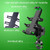 A02 Motorcycle Mobile Phone Navigation Bracket Car Riding Anti-shock Aluminum Alloy Rack(M10 Ball Header Installation Model)