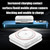 Folding 3 In 1 Wireless Charger For iPhone, Galaxy, Huawei, Xiaomi, LG, HTC and Other QI Standard Smart Phones (White)