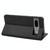 For Google Pixel 7a Skin Feel Splicing Leather Phone Case(Black)