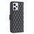 For Xiaomi Redmi Note 12 Pro+ Global Diamond Lattice Wallet Leather Flip Phone Case(Black)