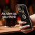 For Xiaomi Redmi 12C 4G XINLI Straight Edge 6D Electroplate TPU Phone Case with Ring Holder(White)