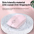 811 3 Keys Laptop Mini Wireless Mouse Portable Optical Mouse, Spec: Double Model (White)