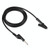 Thick Probe to Alligator Clip Test Lead Single Cable, Length: 1m (Black) Thick Probe to Alligator Clip Test Lead Single Cable, Length: 1m (Black)