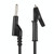 Thick Probe to Alligator Clip Test Lead Single Cable, Length: 1m (Black) Thick Probe to Alligator Clip Test Lead Single Cable, Length: 1m (Black)