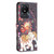 For vivo Y02 4G Colored Drawing Pattern Leather Phone Case(Flowers Elephant)