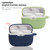 For JBL T230NC TWS Wireless Earphone Silicone Protective Case(Dark Green)