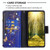 For vivo Y02 4G Colored Drawing Pattern Zipper Leather Phone Case(Purple Butterfly)