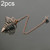 C57310 2pcs Metal Pendulum Spiral Cone Necklace Divination Spiral Cone Pendant(Bronze) C57310 2pcs Metal Pendulum Spiral Cone Necklace Divination Spiral Cone Pendant(Bronze)