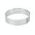BN1006 Stainless Steel Mousse Circle Thickened Perforated Cake Mold DIY Baking Tools, Specification: Round 3 inches