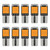 10pcs T10 4014-26SMD Car Bright Lights LED Clearance Light Lamp Reading Light (Yellow Light)