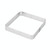 BN1006 Stainless Steel Mousse Circle Thickened Perforated Cake Mold DIY Baking Tools, Specification: Square 4.7 inches