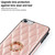 For iPhone SE 2020 / SE 2022 / 7 / 8 Rhombic PU Leather Phone Case with Ring Holder(Rose Gold)