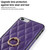 For iPhone SE 2020 / SE 2022 / 7 / 8 Rhombic PU Leather Phone Case with Ring Holder(Purple)