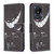 For vivo Y02 4G Drawing Pattern Leather Phone Case(Smirk)