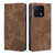 For Xiaomi 13 RFID Anti-theft Brush Magnetic Leather Phone Case(Brown)