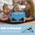 For iPad 10th Gen 10.9 2022 Silicone + PC Shockproof Protective Tablet Case(Light Blue+Black)