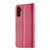 For Samsung Galaxy A34 5G LC.IMEEKE Calf Texture Leather Phone Case(Red)