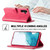 For Samsung Galaxy A34 5G LC.IMEEKE Calf Texture Leather Phone Case(Red)
