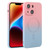 For iPhone 14 Plus Liquid TPU Silicone Gradient MagSafe Phone Case(Pink Blue)