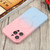 For iPhone 14 Plus Liquid TPU Silicone Gradient MagSafe Phone Case(Pink Blue)