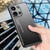 For OPPO Reno9 Pro Frosted Metal Phone Case(Black)