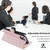For iPhone 13 Sheep Texture Cross-body Zipper Wallet Leather Phone Case(Pink)
