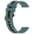 For Amazfit GTR 47mm 22mm Vertical Two-Color Silicone Watch Band(Green+Black)