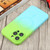 For iPhone 13 Liquid TPU Silicone Gradient MagSafe Phone Case(Cyan Blue)