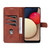 For Samsung Galaxy A14 5G AZNS Skin Feel Calf Texture Flip Leather Phone Case(Brown)