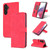 For Samsung Galaxy A34 5G AZNS Skin Feel Calf Texture Flip Leather Phone Case(Red)
