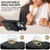 For iPhone 14 Pro Ring Holder RFID Card Slot Phone Case with Long Lanyard(Black)