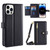 For iPhone 14 Pro Sheep Texture Cross-body Zipper Wallet Leather Phone Case(Black) For iPhone 14 Pro Sheep Texture Cross-body Zipper Wallet Leather Phone Case(Black)