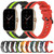 For Amazfit GTS 2 20mm Vertical Two-Color Silicone Watch Band(Yellow+Black)