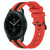 For Samsung Galaxy Watch 42mm 20mm Vertical Two-Color Silicone Watch Band(Red+Black)
