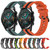For Huawei GT2 46mm 22mm Vertical Two-Color Silicone Watch Band(Yellow+Black)