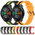 For Huawei Watch GT 2E 22mm Vertical Two-Color Silicone Watch Band(Black+White) For Huawei Watch GT 2E 22mm Vertical Two-Color Silicone Watch Band(Black+White)