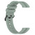 For Garmin Forerunner Sq2 20mm Concave Striped Slicone Watch Band(Grayish Green)