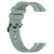 For Garmin Venu 20mm Concave Striped Slicone Watch Band(Grayish Green)