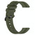 For Garmin Forerunner Sq2 Music 20mm Concave Striped Slicone Watch Band(Army Green)