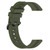 For Garmin Forerunner 158 20mm Concave Striped Slicone Watch Band(Army Green)
