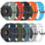 For Garmin Forerunner 158 20mm Concave Striped Slicone Watch Band(Army Green)